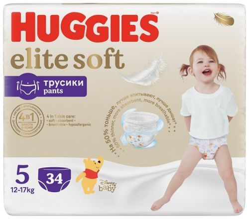 HUGGIES® Elite Soft Pants - 5 (34)