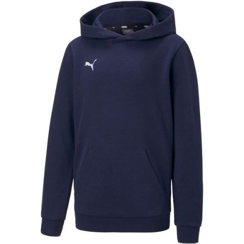 Puma TEAMGOAL 23 CASUALS HOODY JR Dětská fotbalová mikina, tmavě modrá, velikost 152
