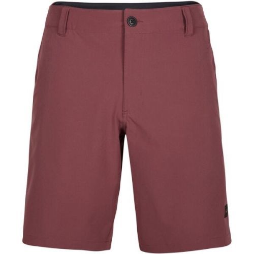 O'Neill HYBRID CHINO SHORTS Pánské kraťasy, červená, velikost 30