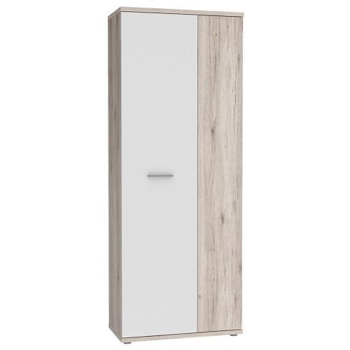 Skříň Net 3p Pískový Dub / Bílý