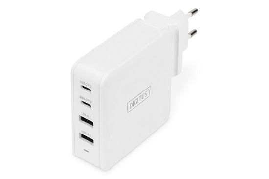 Digitus DA-10197 DA-10197 nabíjecí adaptér do zásuvky (230 V)  4 x USB 2.0 zásuvka A, USB-C(TM) zásuvka USB Power Delivery (USB-PD)