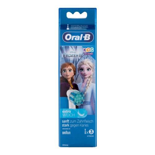 Oral-B Kids Brush Heads Frozen II 3 ks náhradní hlavice na elektrický zubní kartáček pro děti