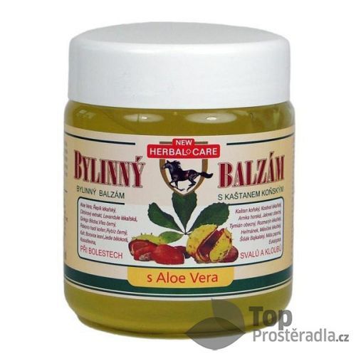 Bylinný balzám s kaštanem koňským - aloe vera 500ml