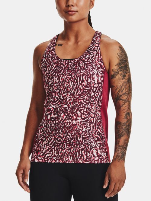 Tílko Under Armour UA Fly By Printed Tank-PNK