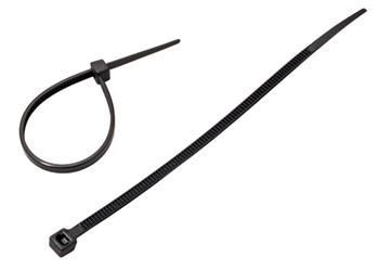 Páska vázací 12cm x 2.5mm 50ks, černá