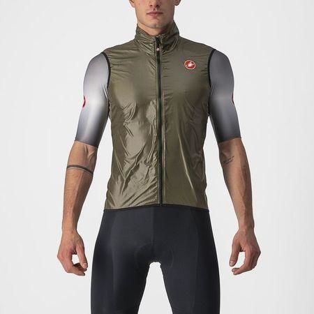 Castelli - pánská vesta Aria, moss brown M