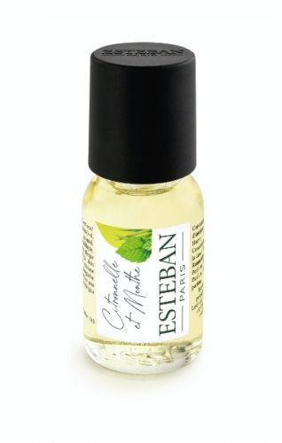 Esteban Paris Parfums  ESTEBAN - VODOU ŘEDITELNÁ VŮNĚ 15 ML - NATURE - lemongrass & mint 15 ml