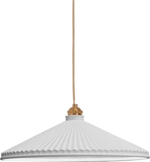 Bílé závěsné svítidlo SULION Elena, výška 150 cm