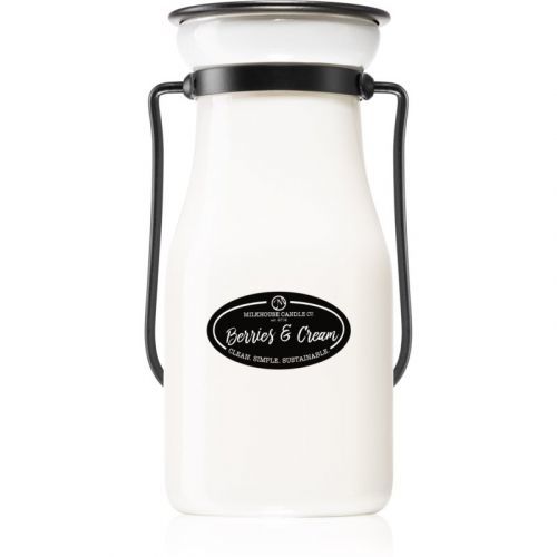 Milkhouse Candle Co. Creamery Berries & Cream vonná svíčka Milkbottle 227 g