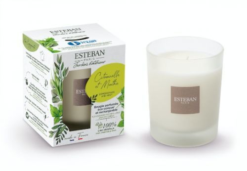 Esteban Paris Parfums  ESTEBAN - SVÍČKA 180 G - NATURE - lemongrass & mint