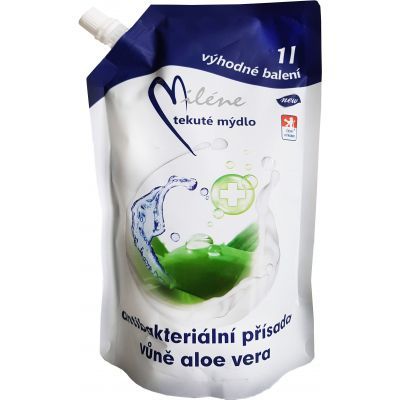 Miléne Aloe Vera tekuté antibakteriální mýdlo, náplň 1 l