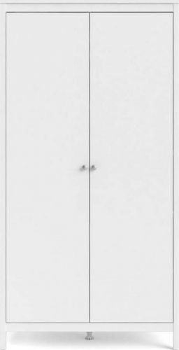 Bílá šatní skříň Tvilum Madrid, 102 x 199 cm
