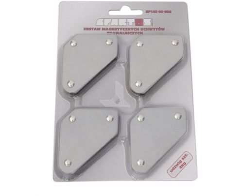 Sada úhlových magnetů, nosnost 4 kg, sada 4 ks - SPARTUS SP145-00-009