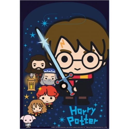 Tašky plastové Harry Potter 8 ks  23.4x16.2cm