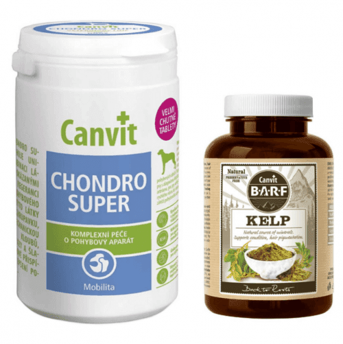 CANVIT Chondro Super 230 g + CANVIT BARF Kelp pro psy 60 g
