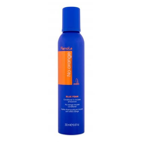 Fanola No Orange Blue Foam 250 ml neutralizační pěna pro tmavé vlasy pro ženy