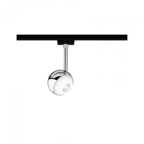 PAULMANN URail LED lištový spot Capsule II spot 6W 2700K stmívatelné 230V černá mat/chrom 96807