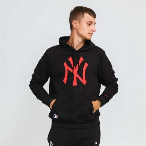 New Era MLB Seasonal Team Logo Hoody NY Black M