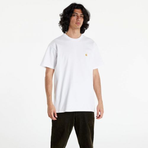 Carhartt WIP S/S Chase T-Shirt White/ Gold S