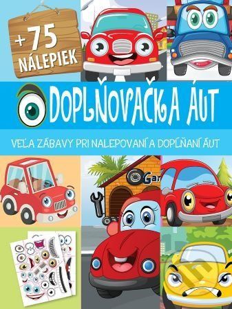 Doplňovačka áut + 75 nálepiek - Foni book