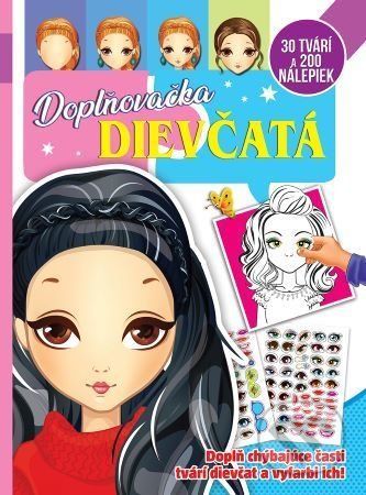 Doplňovačka dievčatá (30 tvárí a 200 nálepiek) - Foni book