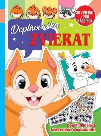 Doplňovačka zvierat (30 zvierat a 200 nálepiek) - Foni book