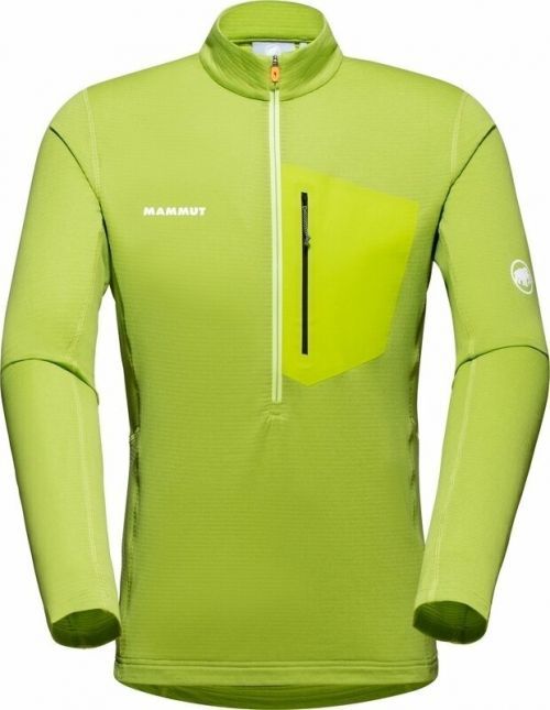 Mammut Outdoorová mikina Aenergy Light ML Half Zip Pull Men Highlime/Granit L