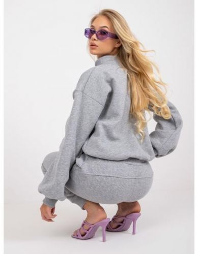 Dámská souprava tepláková melanžová KENYA šedá