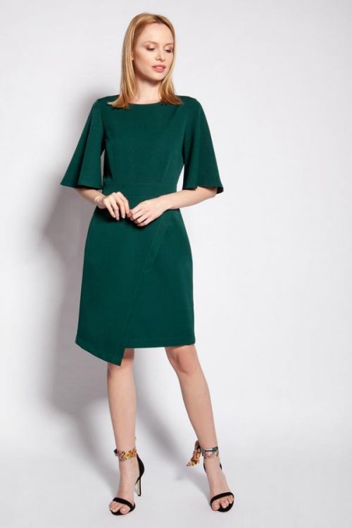 Dámské šaty suk187 - Lanti - tmavě zelená