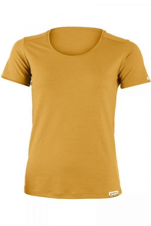 Lasting dámské merino triko IRENA hořčicová Velikost: L
