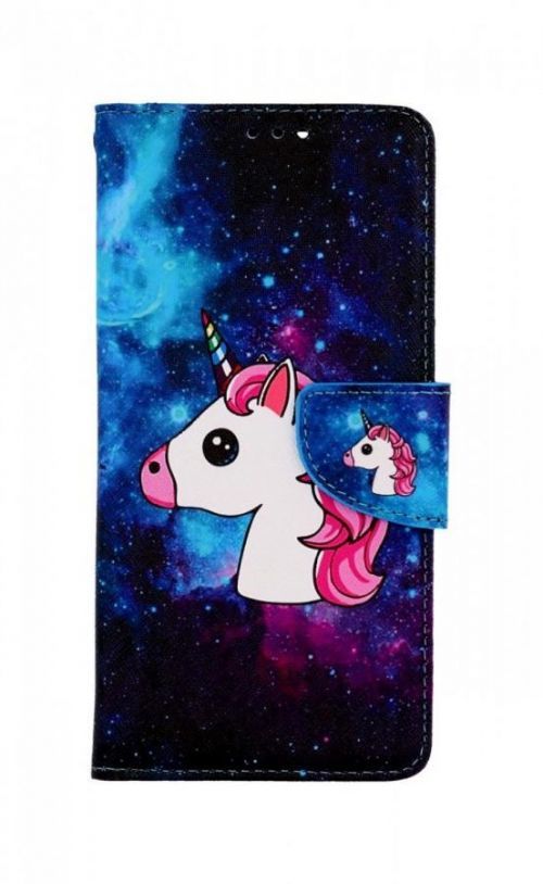 Pouzdro TopQ Realme C35 knížkové Space Unicorn 74891