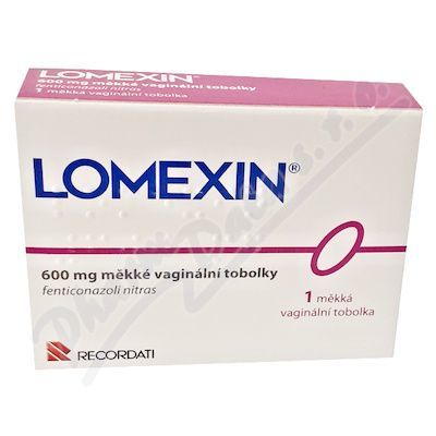 LOMEXIN 600MG vaginální měkké tobolky 1