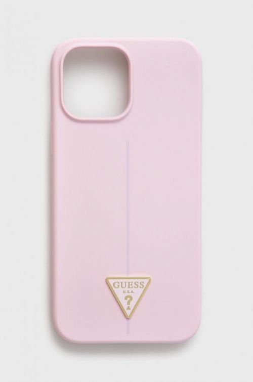 Obal na telefon Guess Iphone 13 Pro Max 6,7 růžová barva