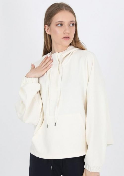 Dámská mikina John Frank WJFHST03 - M/L - krém