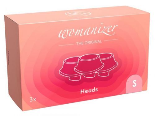 Womanizer Premium Eco - sada náhradních sacích zvonků - růžová (3ks)