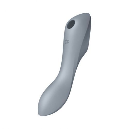 Satisfyer Curvy Trinity 3 - Insertable air pulse vibrator (grey)