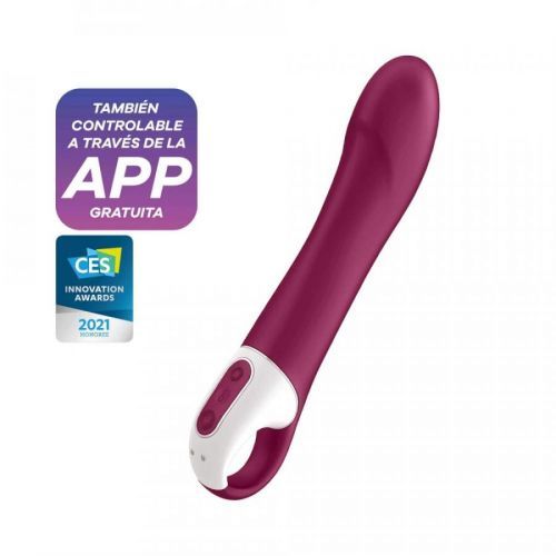 SatisfyerBig Heat - Warming G-spot vibrator (red)