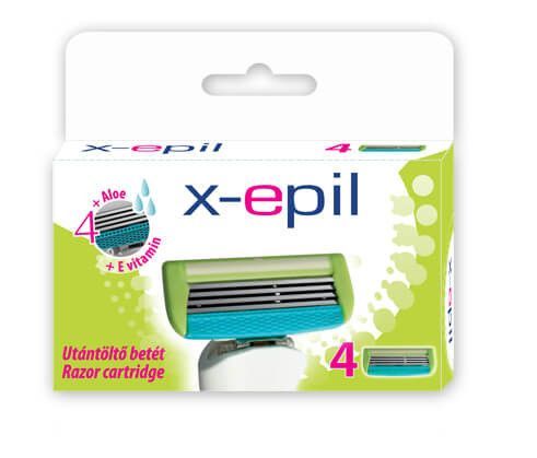 X-Epil Woman razor cartridge with 4 blades/4pcs