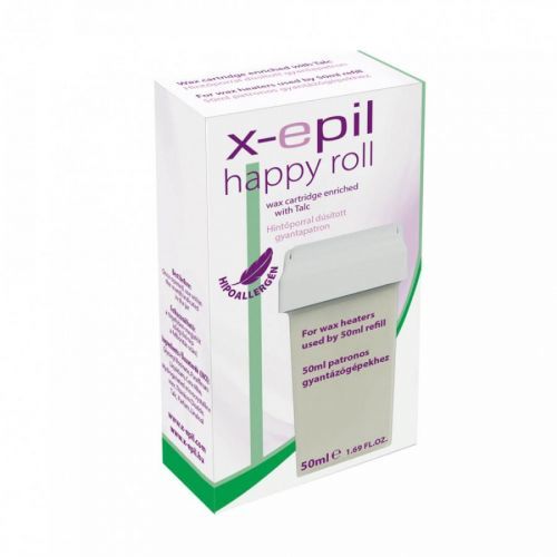 X-Epil Happy Roll Wax Cartridge 50 ml White