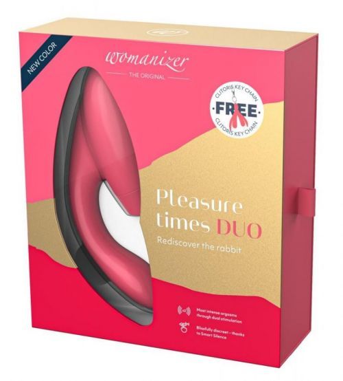 Womanizer Duo - vibrátor a stimulátor klitorisu (čierny)