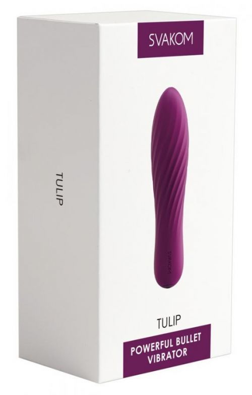 Svakom Tulip - cordless mini rod vibrator (purple)
