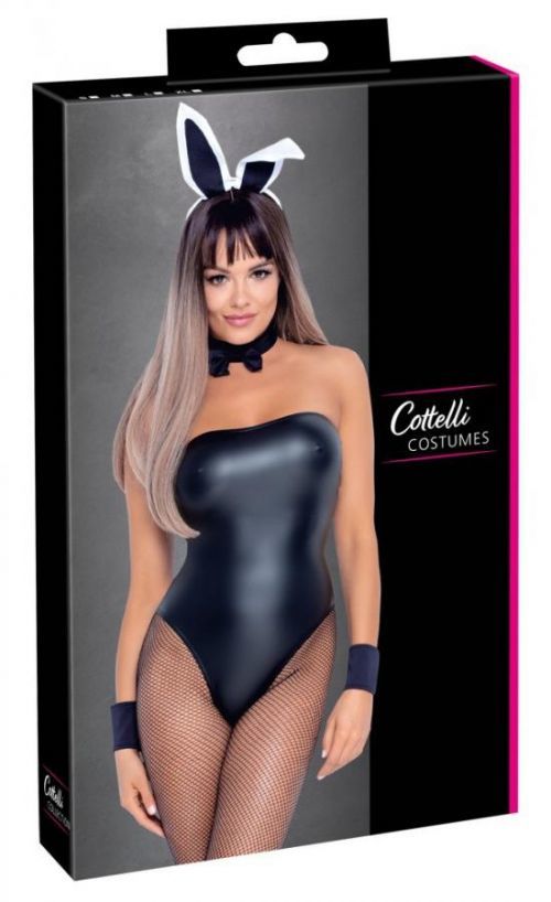 Cottelli Bunny - Shiny Sexy Bunny Costume (5 Pieces)