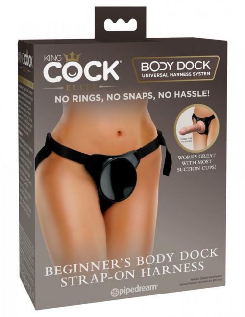 King Cock Elite Beginner's Body Dock - Mountable Bottom (Black)