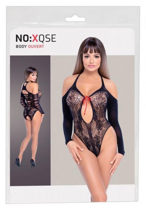 NO: XQSE - bow body with long sleeves (black)