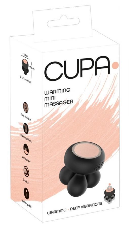 You2Toys CUPA Mini - Cordless Heated Vibrator (Black)