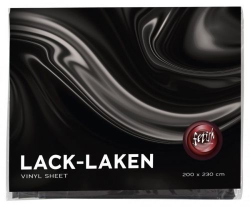 Fetish - lacquer sheet - black (200 x 230cm)