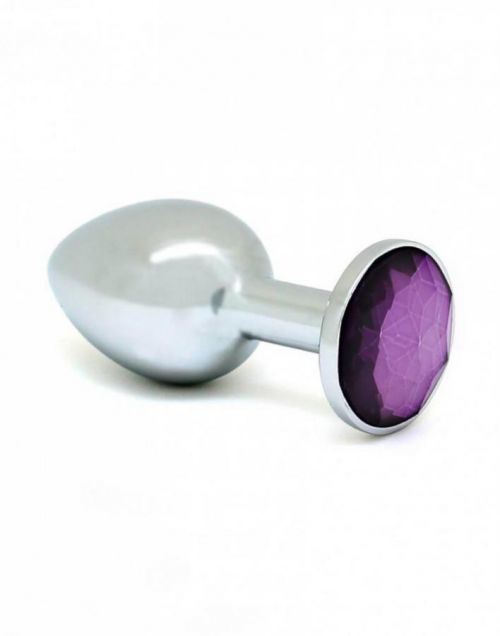 RIMBA - BUTT PLUG XS WITH PURPLE CRISTAL (UNISEX)