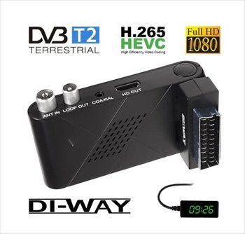 DI-WAY 2020 Mini V2 DVB-T2 Hevc H.265