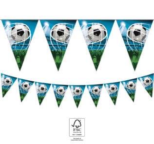 Papírová Girlanda fotbal 2,3m vlaječky - Procos