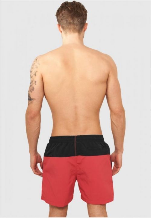 Block Swim Shorts - blk/red 3XL